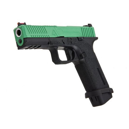 RWA AGENCY ARMS EXA グリーン ガス エアソフト ピストル - セラコート スカッチ グリーン-AIRSOFT GOGO エアガン・サバゲー用品通販