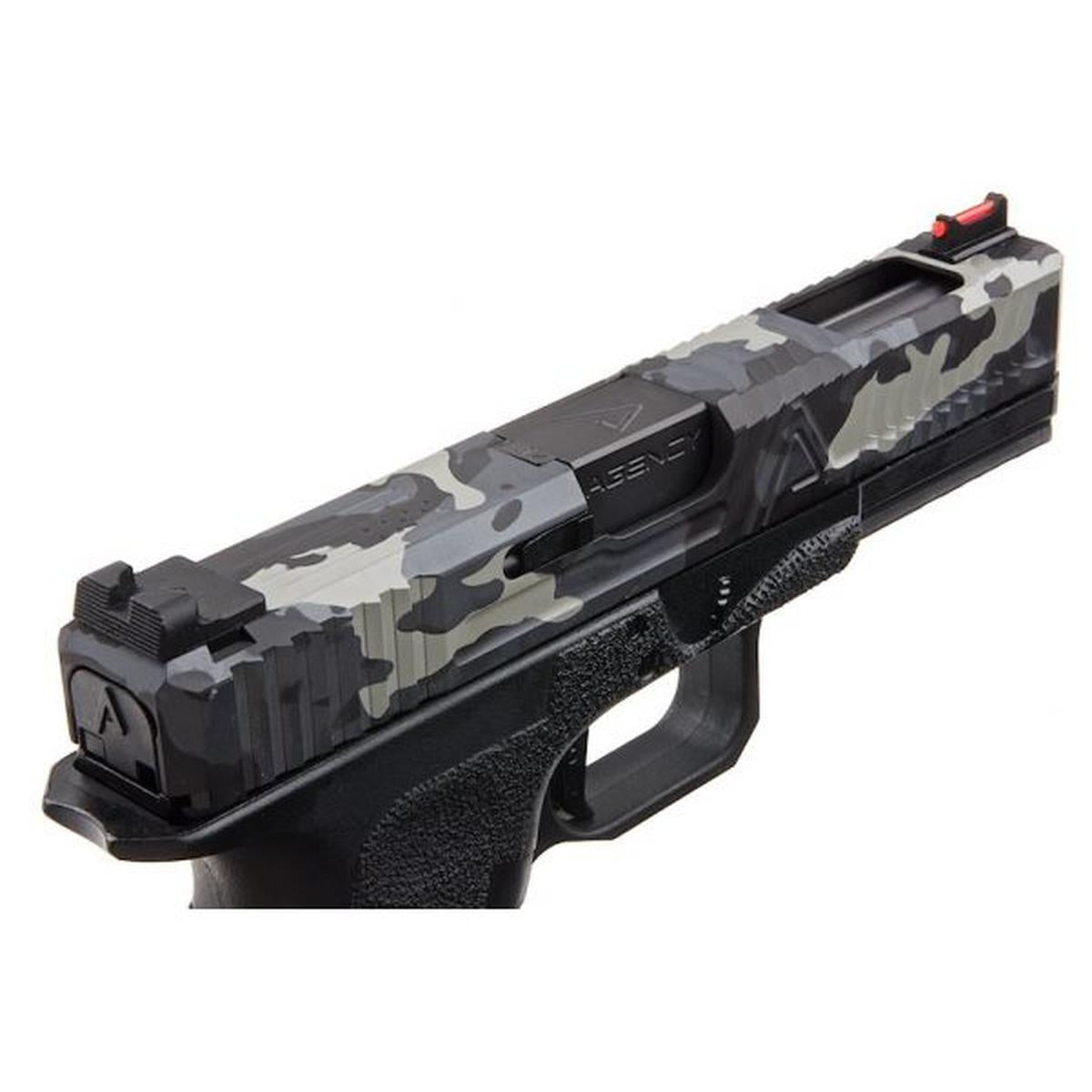 RWA AGENCY ARMS EXA グリーン ガス エアソフト ピストル - セラコート ステルス迷彩-AIRSOFT GOGO エアガン・サバゲー用品通販