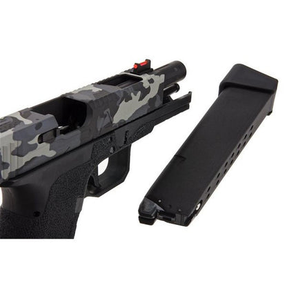 RWA AGENCY ARMS EXA グリーン ガス エアソフト ピストル - セラコート ステルス迷彩-AIRSOFT GOGO エアガン・サバゲー用品通販