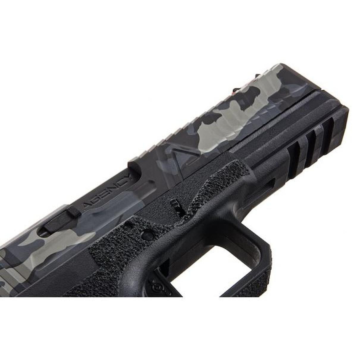 RWA AGENCY ARMS EXA グリーン ガス エアソフト ピストル - セラコート ステルス迷彩-AIRSOFT GOGO エアガン・サバゲー用品通販