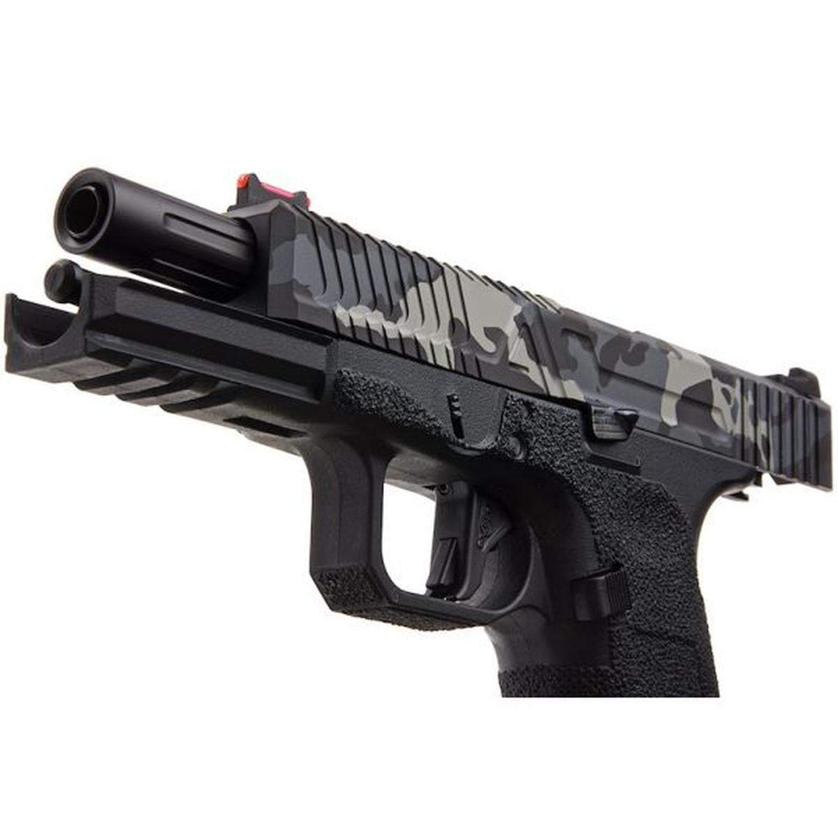 RWA AGENCY ARMS EXA グリーン ガス エアソフト ピストル - セラコート ステルス迷彩-AIRSOFT GOGO エアガン・サバゲー用品通販