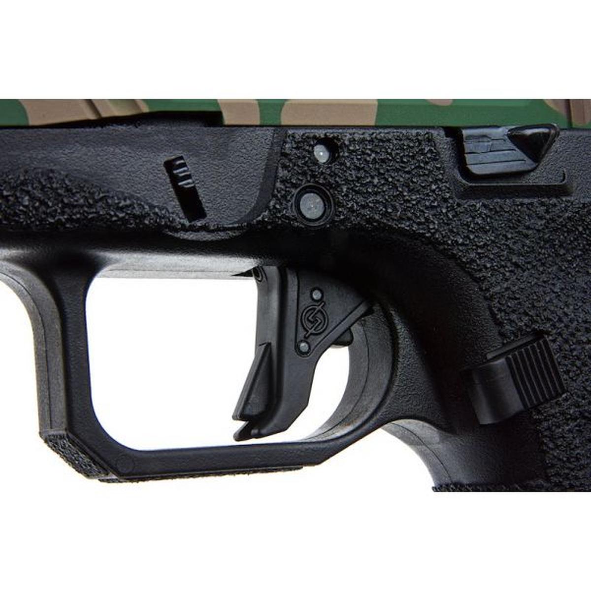 RWA AGENCY ARMS EXA グリーン ガス エアソフト ピストル - セラコート ウッドランド-AIRSOFT GOGO エアガン・サバゲー用品通販
