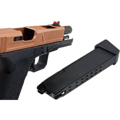 RWA AGENCY ARMS EXA グリーン ガス エアソフト ピストル - セラコート銅-AIRSOFT GOGO エアガン・サバゲー用品通販