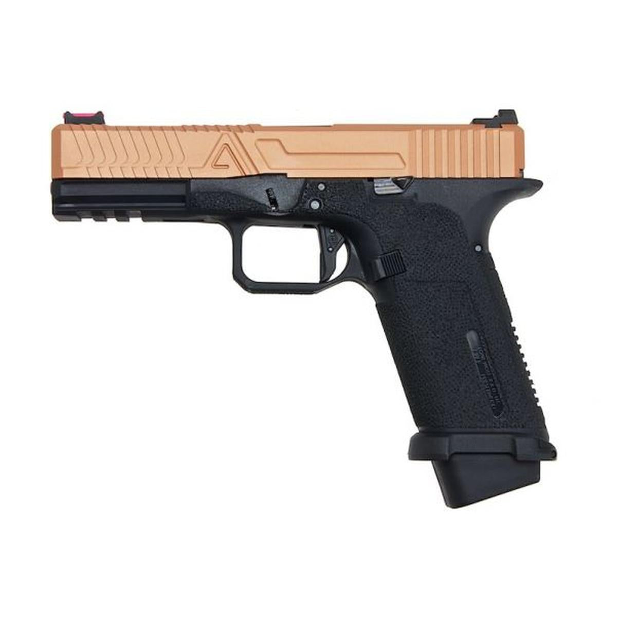RWA AGENCY ARMS EXA グリーン ガス エアソフト ピストル - セラコート銅-AIRSOFT GOGO エアガン・サバゲー用品通販