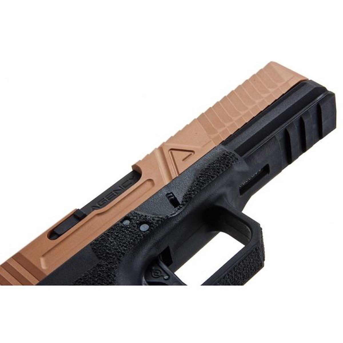 RWA AGENCY ARMS EXA グリーン ガス エアソフト ピストル - セラコート銅-AIRSOFT GOGO エアガン・サバゲー用品通販