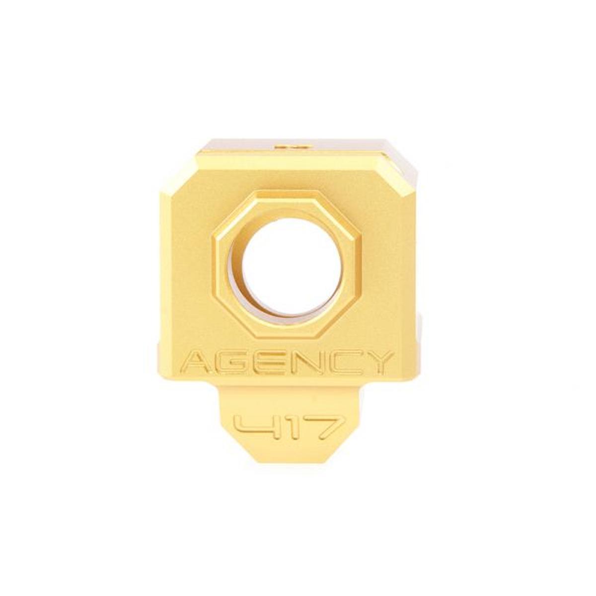 RWA エージェンシー アームズ 417 コンペンセイター (シングル ポート、14MM CCW) - ゴールド-AIRSOFT GOGO エアガン・サバゲー用品通販
