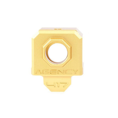 RWA エージェンシー アームズ 417 コンペンセイター (シングル ポート、14MM CCW) - ゴールド-AIRSOFT GOGO エアガン・サバゲー用品通販