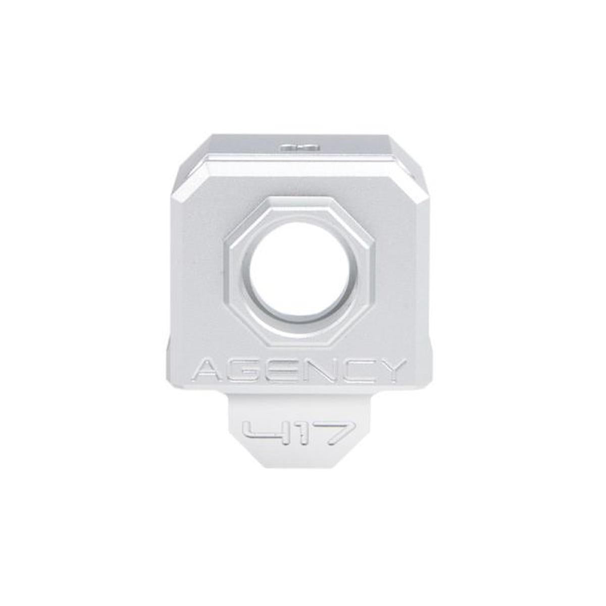 RWA エージェンシーアームズ 417 コンペンセイター (シングルポート、14MM CCW) - シルバー.-AIRSOFT GOGO エアガン・サバゲー用品通販