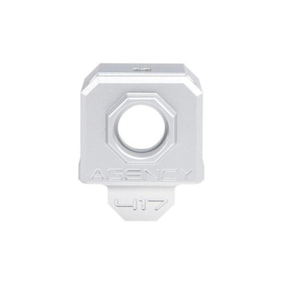 RWA エージェンシーアームズ 417 コンペンセイター (シングルポート、14MM CCW) - シルバー.-AIRSOFT GOGO エアガン・サバゲー用品通販