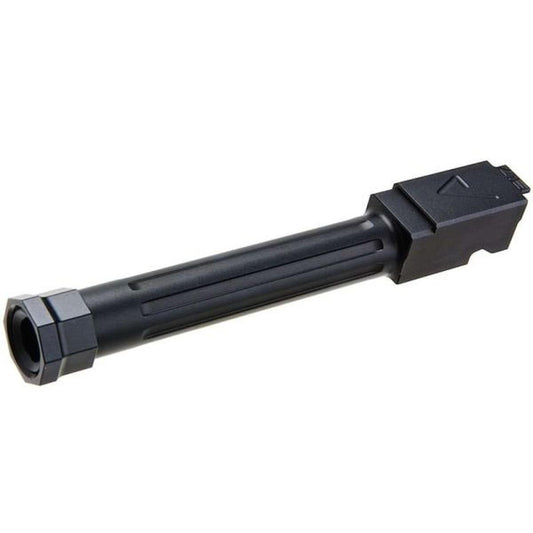 RWA エージェンシーアームズ ミッドライン スレッドバレル 東京マルイ G17 Gen 3 GBB エアソフトガン用 (14mm CCW) - ブラック-AIRSOFT GOGO エアガン・サバゲー用品通販