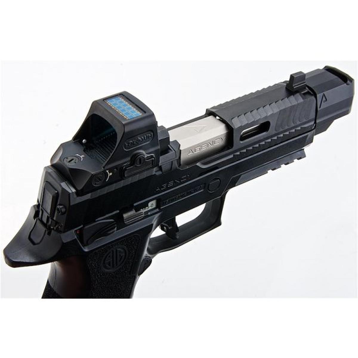 RWA エージェンシー アームズ P320 ピースキーパー スライド セット - ブラック / シルバー-AIRSOFT GOGO エアガン・サバゲー用品通販
