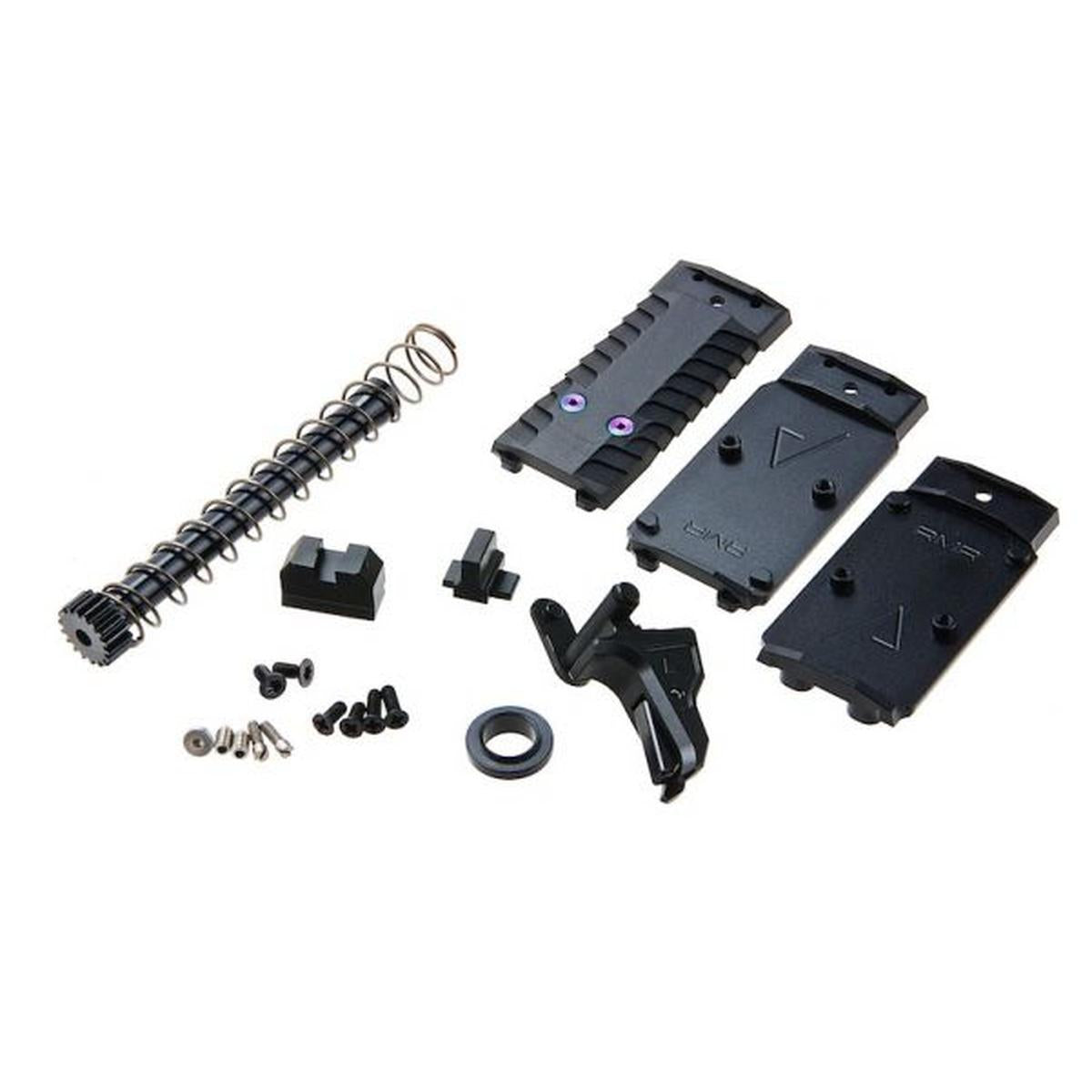 RWA エージェンシー アームズ P320 ピースキーパー スライド セット - ブラック / シルバー-AIRSOFT GOGO エアガン・サバゲー用品通販