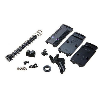 RWA エージェンシー アームズ P320 ピースキーパー スライド セット - ブラック / シルバー-AIRSOFT GOGO エアガン・サバゲー用品通販