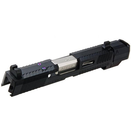 RWA エージェンシー アームズ P320 ピースキーパー スライド セット - ブラック / シルバー-AIRSOFT GOGO エアガン・サバゲー用品通販