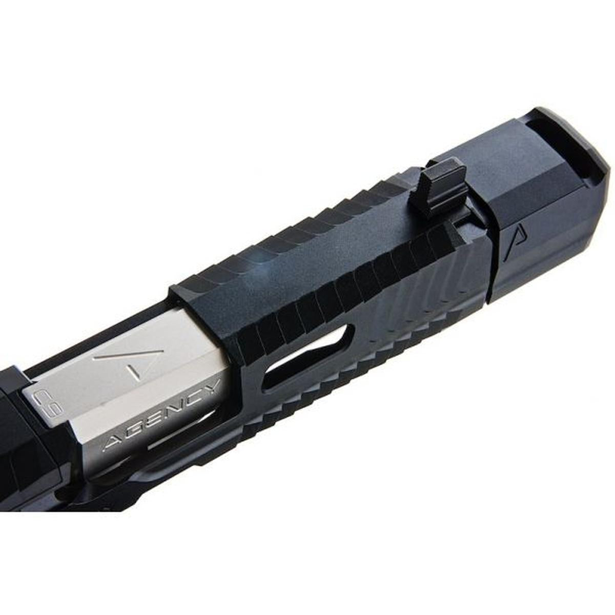 RWA エージェンシー アームズ P320 ピースキーパー スライド セット - ブラック / シルバー-AIRSOFT GOGO エアガン・サバゲー用品通販