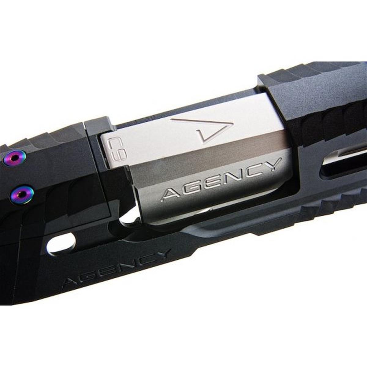 RWA エージェンシー アームズ P320 ピースキーパー スライド セット - ブラック / シルバー-AIRSOFT GOGO エアガン・サバゲー用品通販