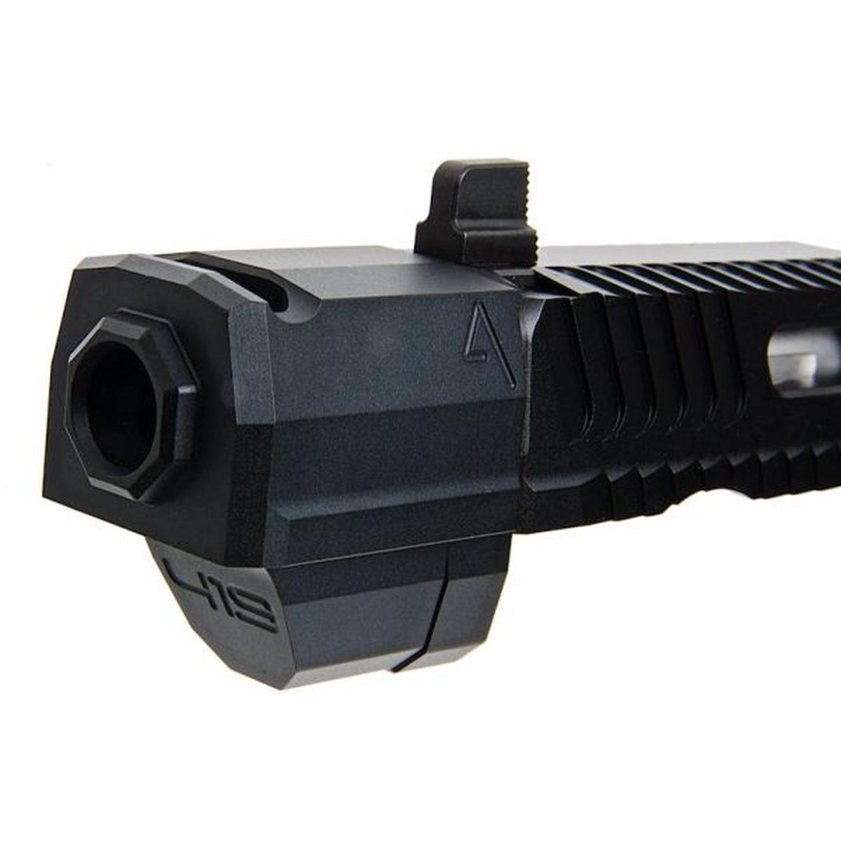 RWA エージェンシー アームズ P320 ピースキーパー スライド セット - ブラック / シルバー-AIRSOFT GOGO エアガン・サバゲー用品通販