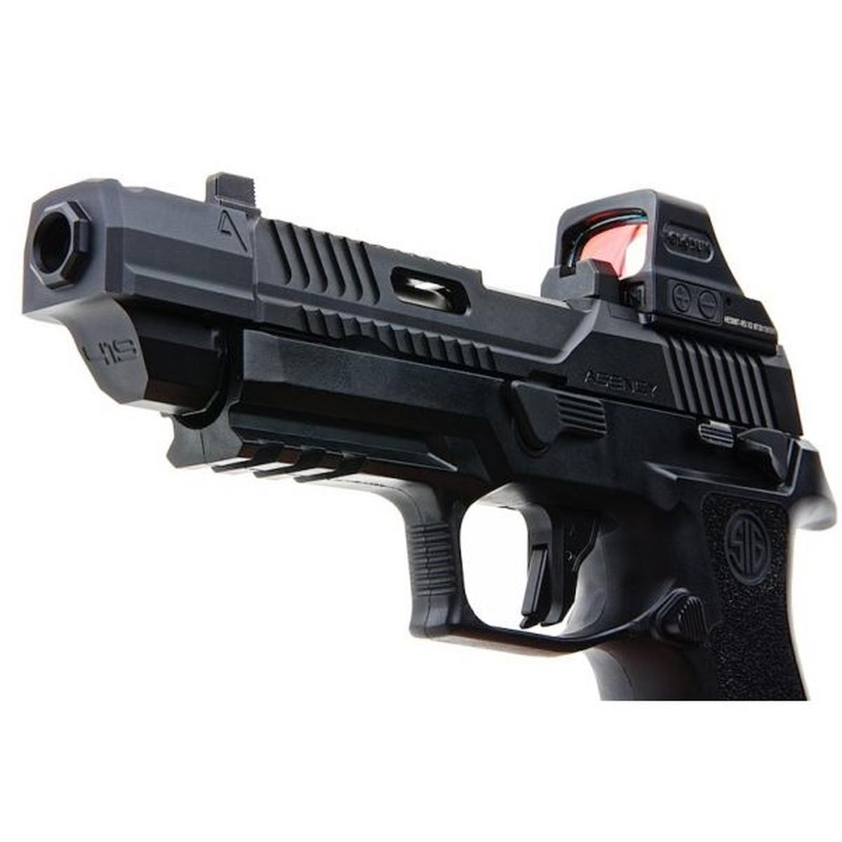 RWA エージェンシー アームズ P320 ピースキーパー スライド セット - ブラック / シルバー-AIRSOFT GOGO エアガン・サバゲー用品通販