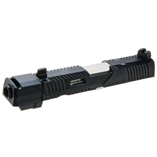 RWA エージェンシー アームズ P320 ピースキーパー スライド セット - ブラック / シルバー-AIRSOFT GOGO エアガン・サバゲー用品通販