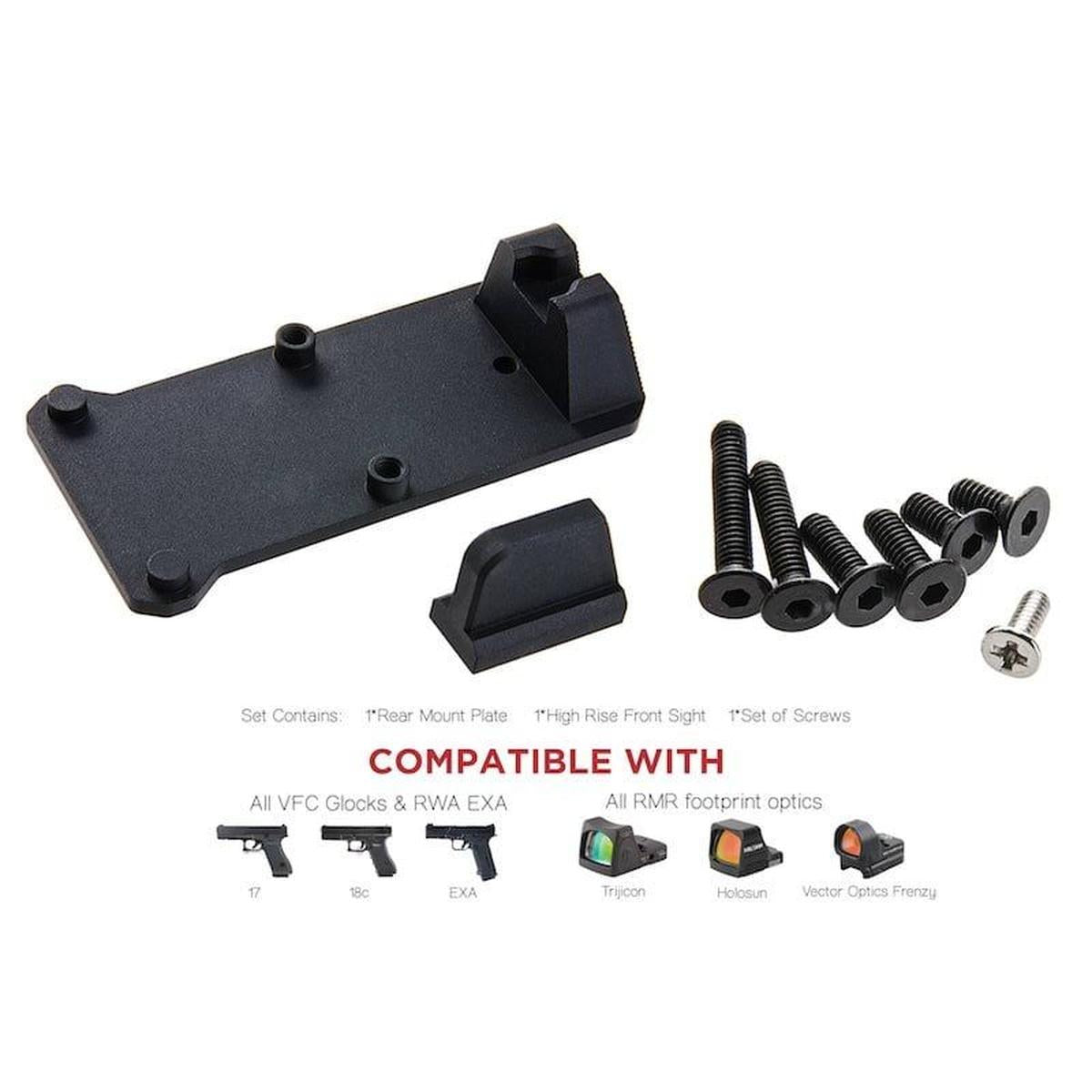 RWA GLOCK レッドドットプレート (RMR マウントベース) VFC GLOCK & EXA 用-AIRSOFT GOGO エアガン・サバゲー用品通販