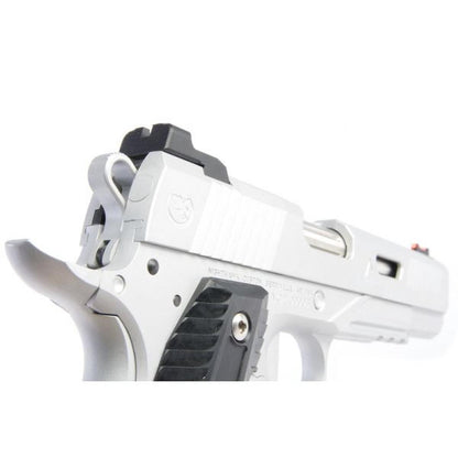 RWA ナイトホーク カスタム AGENT 2 グリーン ガス エアソフト ピストル - セラコート シルバー-AIRSOFT GOGO エアガン・サバゲー用品通販