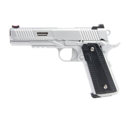 RWA ナイトホーク カスタム AGENT 2 グリーン ガス エアソフト ピストル - セラコート シルバー-AIRSOFT GOGO エアガン・サバゲー用品通販