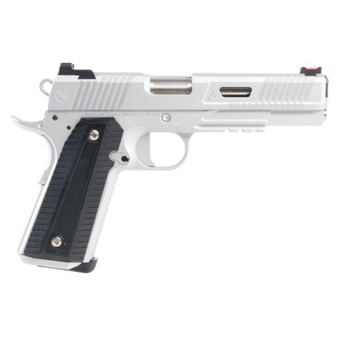 RWA ナイトホーク カスタム AGENT 2 グリーン ガス エアソフト ピストル - セラコート シルバー-AIRSOFT GOGO エアガン・サバゲー用品通販
