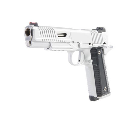 RWA ナイトホーク カスタム AGENT 2 グリーン ガス エアソフト ピストル - セラコート シルバー-AIRSOFT GOGO エアガン・サバゲー用品通販