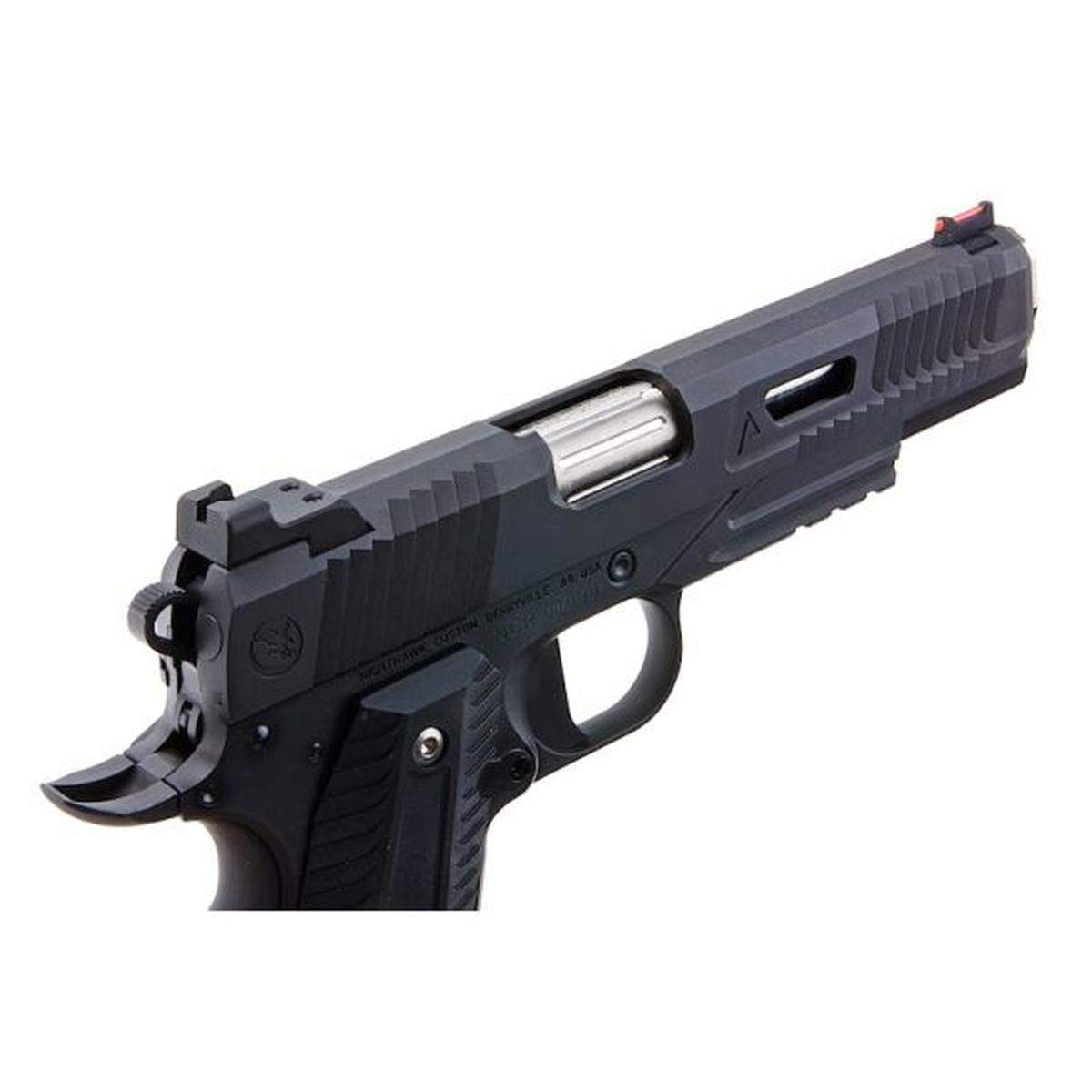 RWA ナイトホーク カスタム エージェント 2 CO2 エアソフト ピストル - ブラック (スチール バージョン)-AIRSOFT GOGO エアガン・サバゲー用品通販