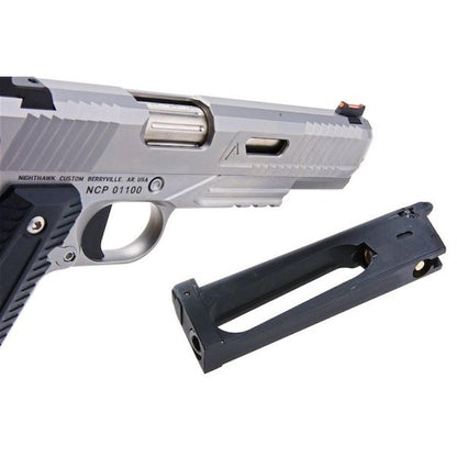 RWA ナイトホーク カスタム エージェント 2 CO2 エアソフト ピストル - ステンレス スチール バージョン-AIRSOFT GOGO エアガン・サバゲー用品通販