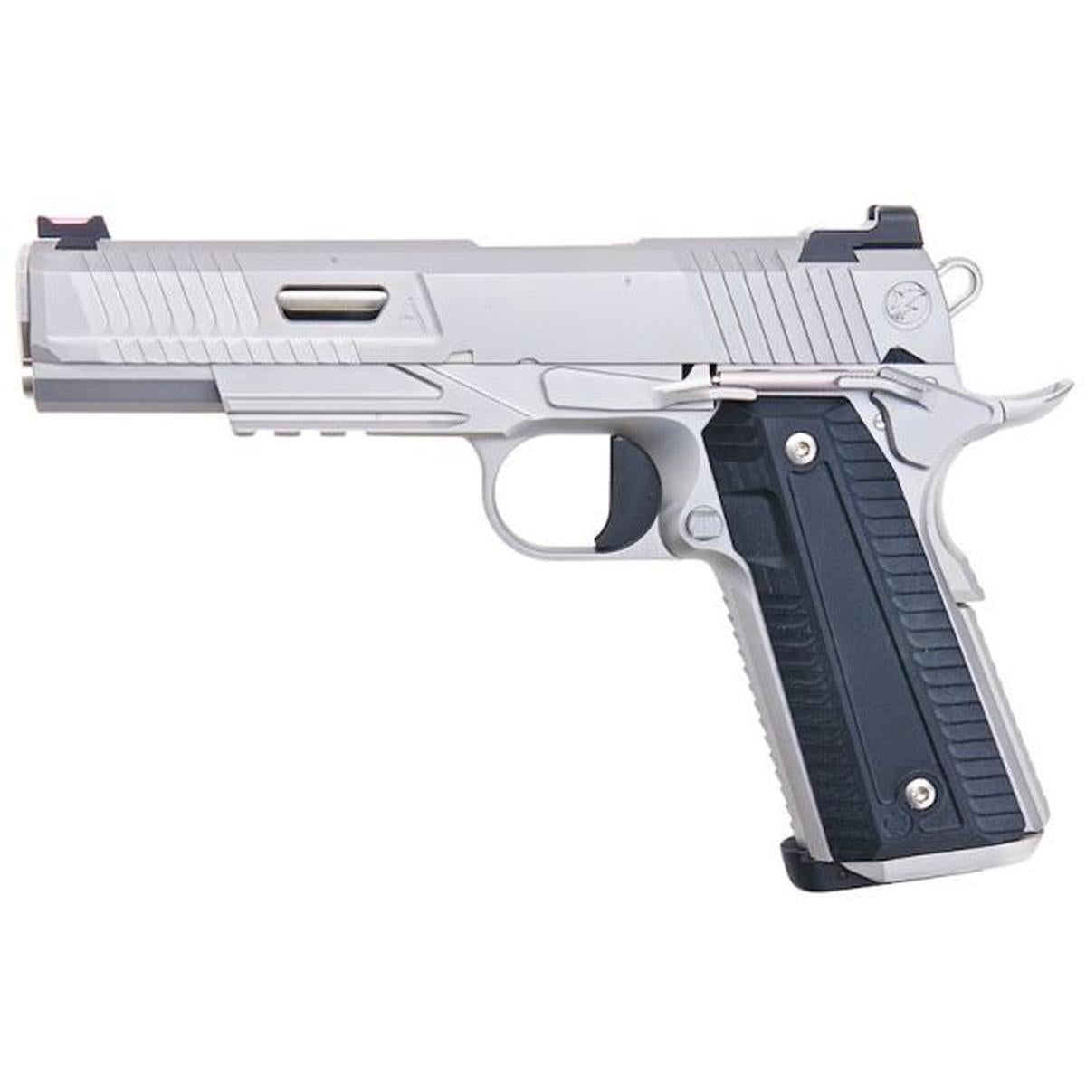 RWA ナイトホーク カスタム エージェント 2 CO2 エアソフト ピストル - ステンレス スチール バージョン-AIRSOFT GOGO エアガン・サバゲー用品通販