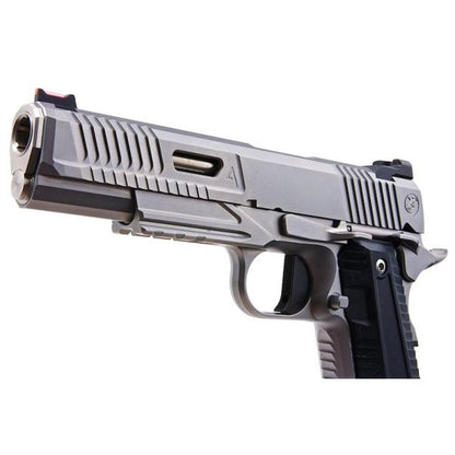 RWA ナイトホーク カスタム エージェント 2 CO2 エアソフト ピストル - ステンレス スチール バージョン-AIRSOFT GOGO エアガン・サバゲー用品通販
