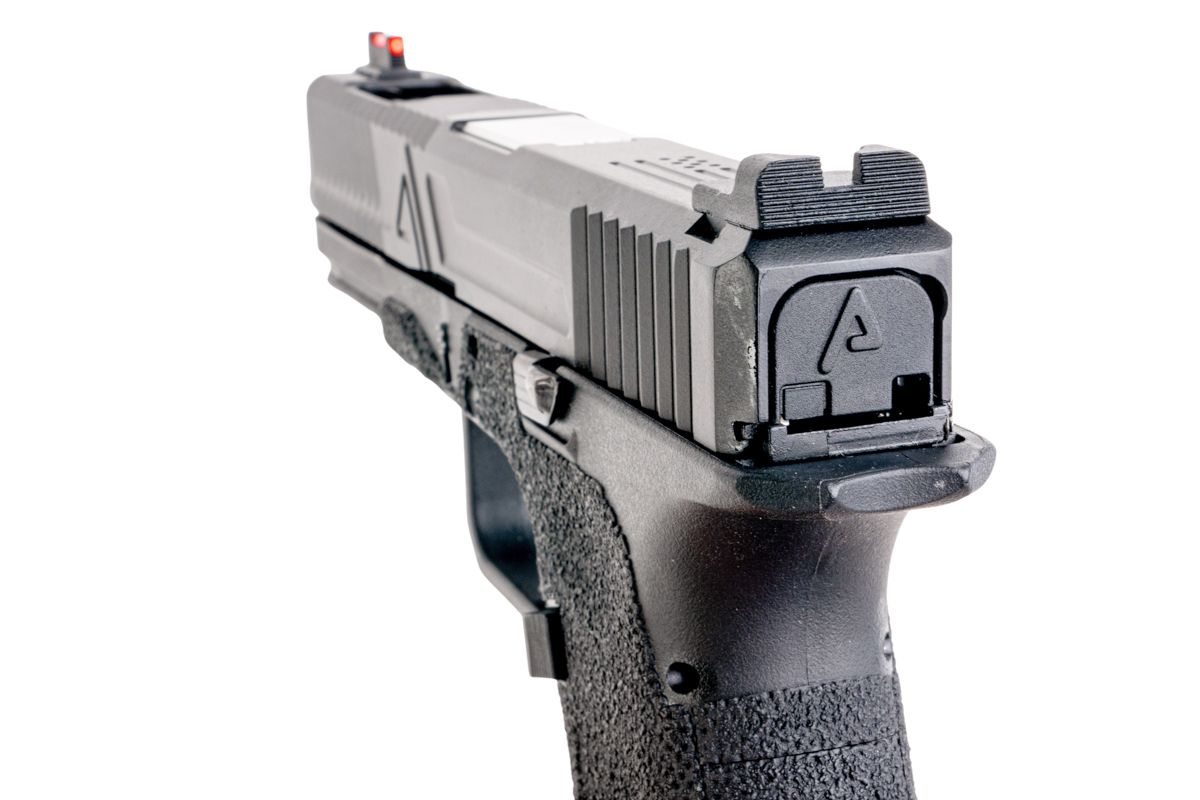 RWC Agency Arms EXA GBB エアソフトピストル（ミッドライン 銀(ぎん) ス赤バレル）-AIRSOFT GOGO エアガン・サバゲー用品通販