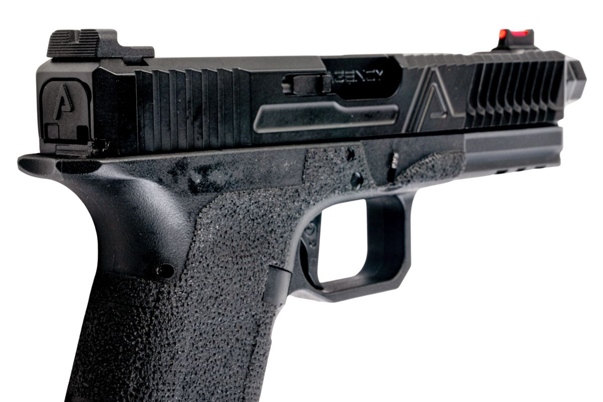 RWC Agency Arms EXA GBB エアソフトピストル（ミッドライン ブラック ス赤バレル）-AIRSOFT GOGO エアガン・サバゲー用品通販