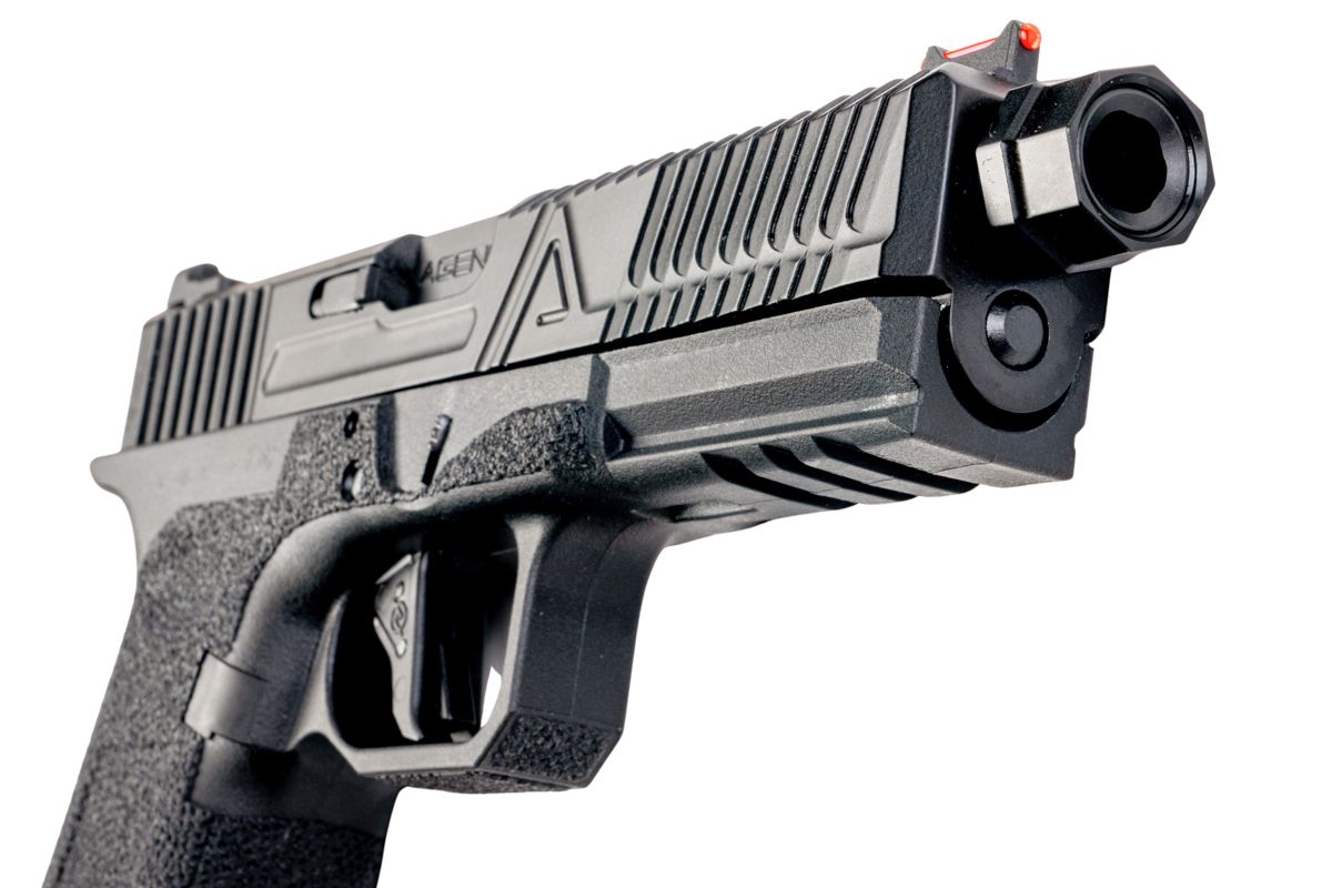 RWC Agency Arms EXA GBB エアソフトピストル（ミッドライン ブラック ス赤バレル）-AIRSOFT GOGO エアガン・サバゲー用品通販