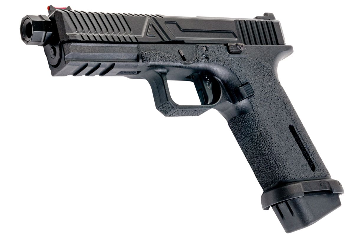 RWC Agency Arms EXA GBB エアソフトピストル（ミッドライン ブラック ス赤バレル）-AIRSOFT GOGO エアガン・サバゲー用品通販