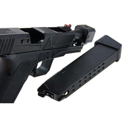 RWC AGENCY ARMS EXA グリーン ガス エアソフト ピストル - (417 コンペンセイター付きステンレススチールバレル - BK)-AIRSOFT GOGO エアガン・サバゲー用品通販