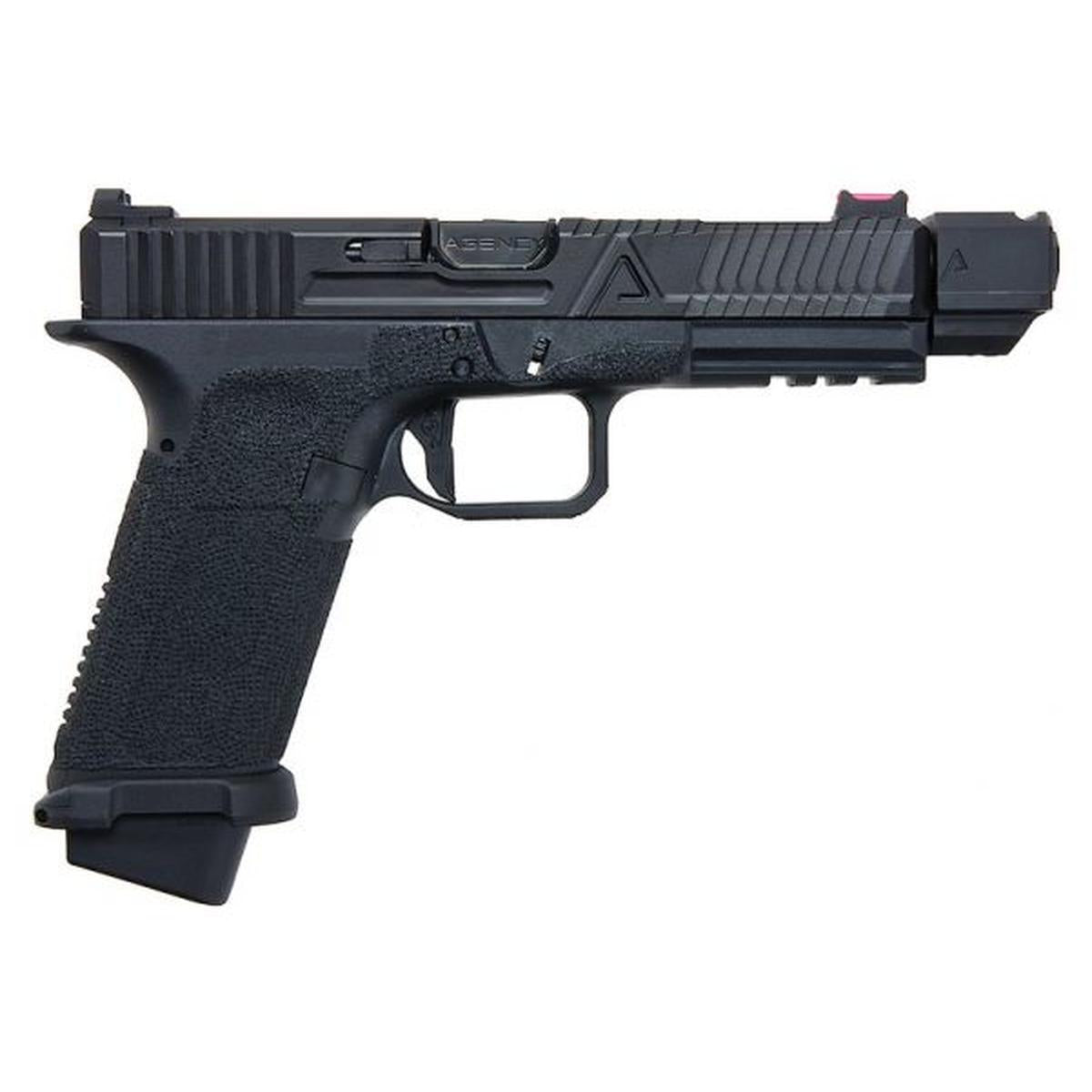 RWC AGENCY ARMS EXA グリーン ガス エアソフト ピストル - (417 コンペンセイター付きステンレススチールバレル - BK)-AIRSOFT GOGO エアガン・サバゲー用品通販