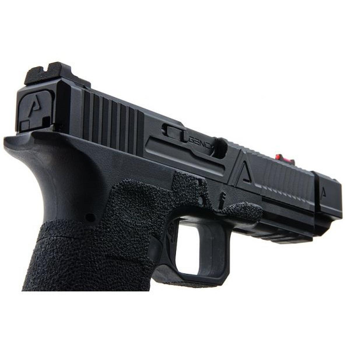 RWC AGENCY ARMS EXA グリーン ガス エアソフト ピストル - (417 コンペンセイター付きステンレススチールバレル - BK)-AIRSOFT GOGO エアガン・サバゲー用品通販