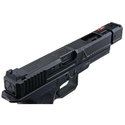 RWC AGENCY ARMS EXA グリーン ガス エアソフト ピストル - (417 コンペンセイター付きステンレススチールバレル - BK)-AIRSOFT GOGO エアガン・サバゲー用品通販