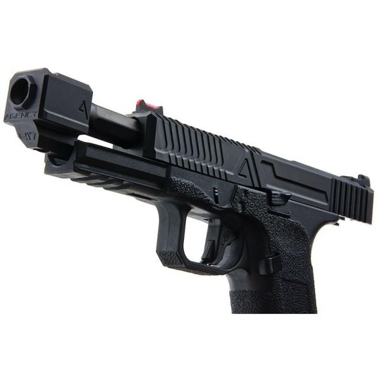 RWC AGENCY ARMS EXA グリーン ガス エアソフト ピストル - (417 コンペンセイター付きステンレススチールバレル - BK)-AIRSOFT GOGO エアガン・サバゲー用品通販