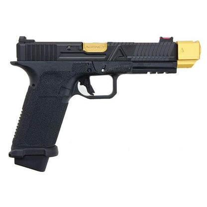 RWC AGENCY ARMS EXA グリーン ガス エアソフト ピストル - (417 コンペンセイター付きステンレススチールバレル - GD)-AIRSOFT GOGO エアガン・サバゲー用品通販