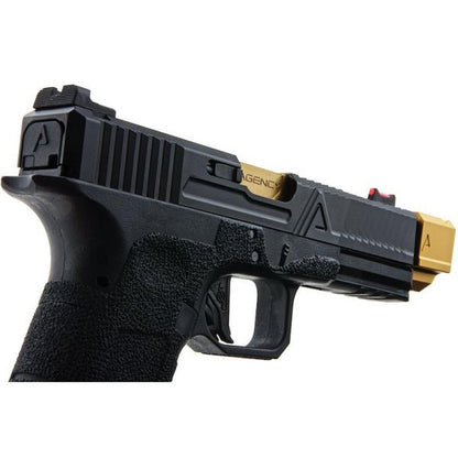 RWC AGENCY ARMS EXA グリーン ガス エアソフト ピストル - (417 コンペンセイター付きステンレススチールバレル - GD)-AIRSOFT GOGO エアガン・サバゲー用品通販