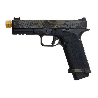 RWC AGENCY ARMS EXA グリーン ガス エアソフト ピストル (RONIN ゴールド バレル エディション)-AIRSOFT GOGO エアガン・サバゲー用品通販