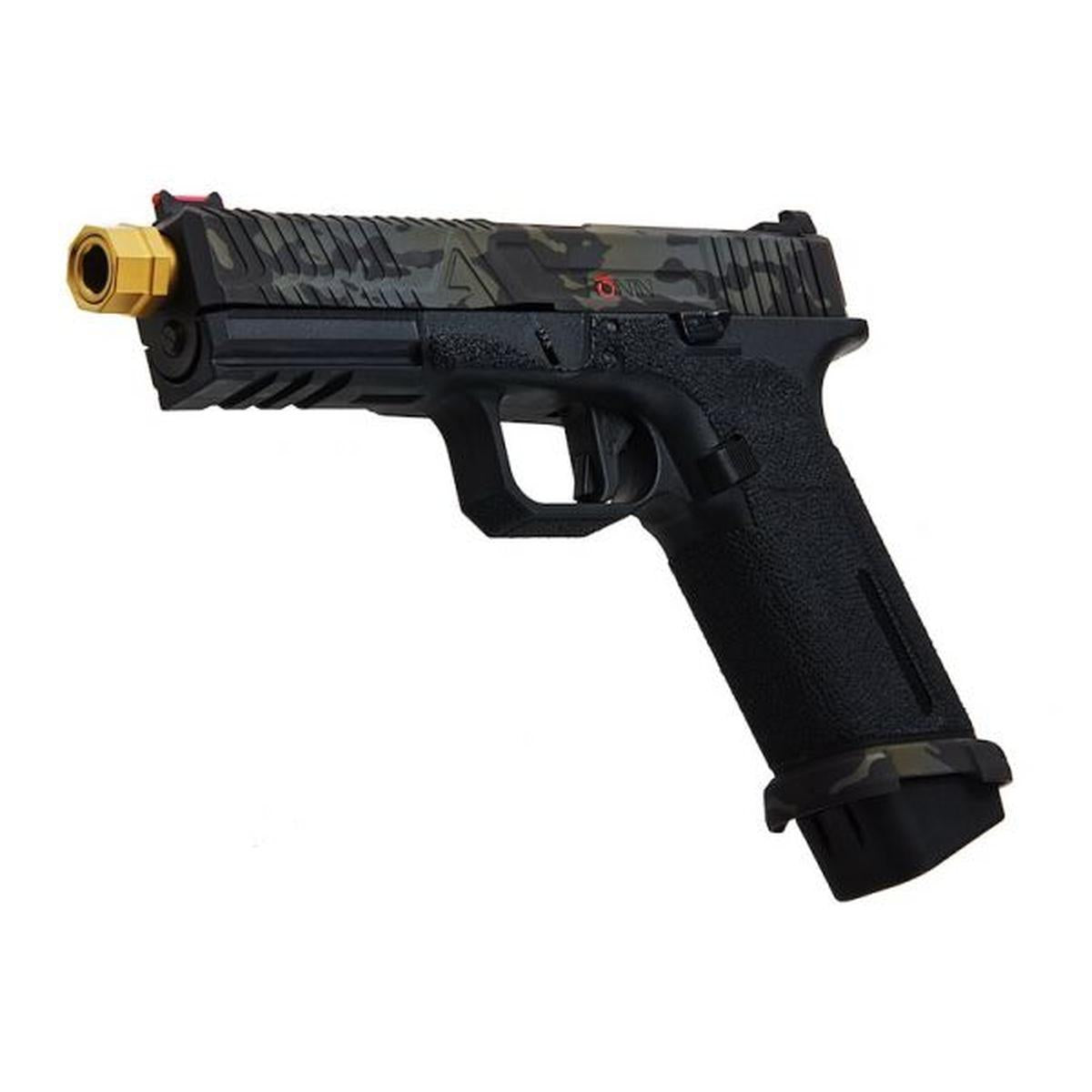 RWC AGENCY ARMS EXA グリーン ガス エアソフト ピストル (RONIN ゴールド バレル エディション)-AIRSOFT GOGO エアガン・サバゲー用品通販