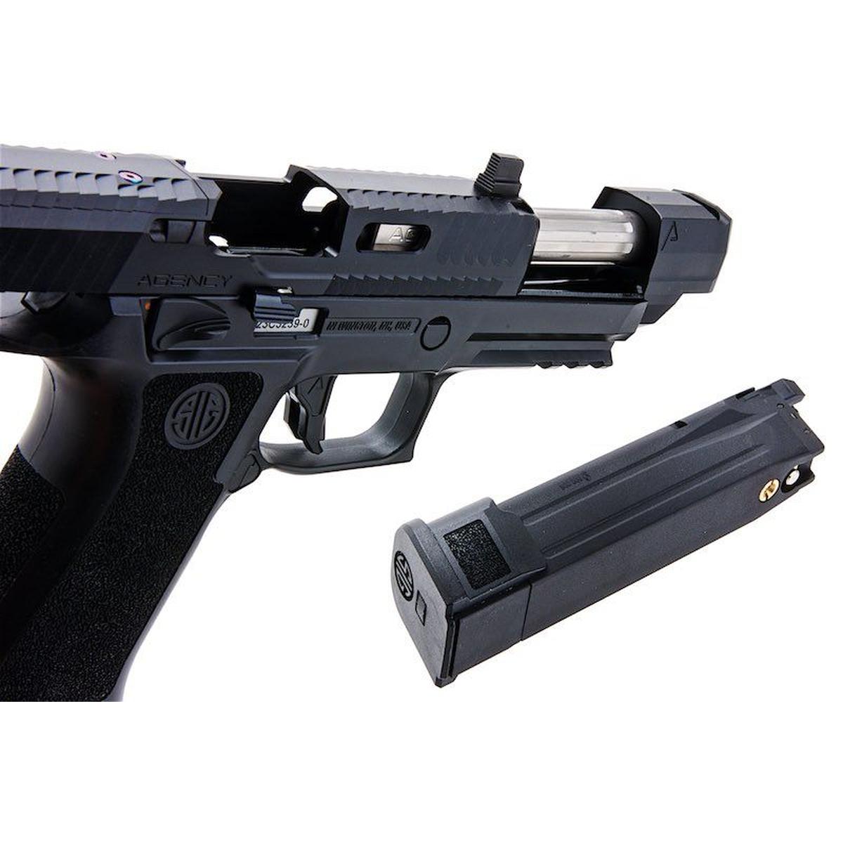 RWC AGENCY ARMS SIG SAUER P320 PEACEKEEPER GBB ガス エアソフト ピストル - ブラック-AIRSOFT GOGO エアガン・サバゲー用品通販