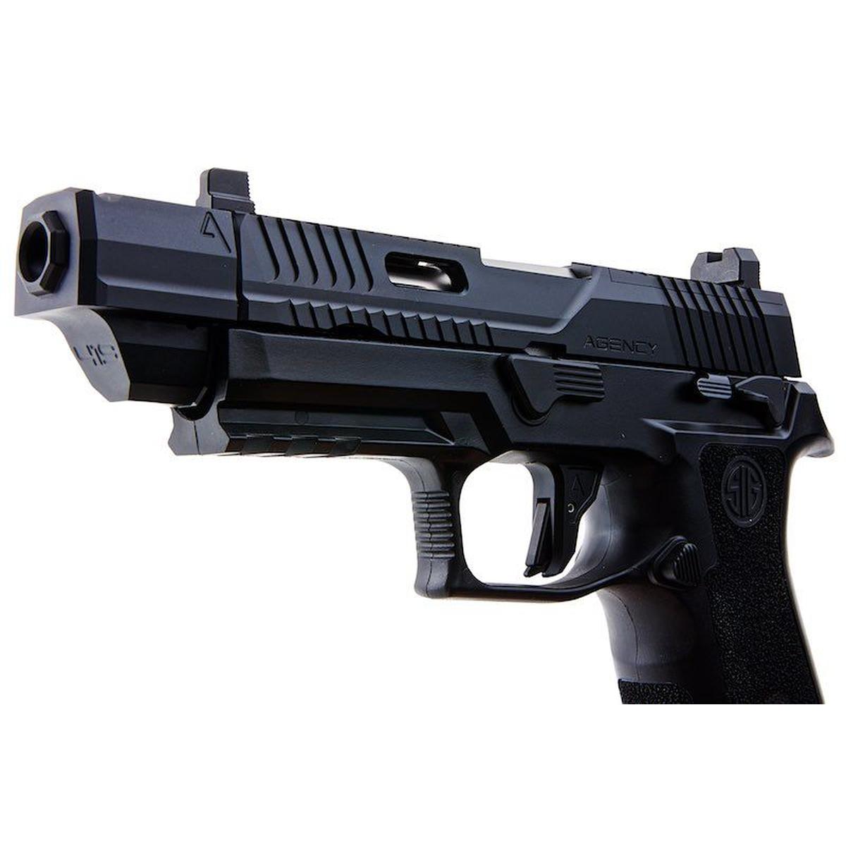 RWC AGENCY ARMS SIG SAUER P320 PEACEKEEPER GBB ガス エアソフト ピストル - ブラック-AIRSOFT GOGO エアガン・サバゲー用品通販