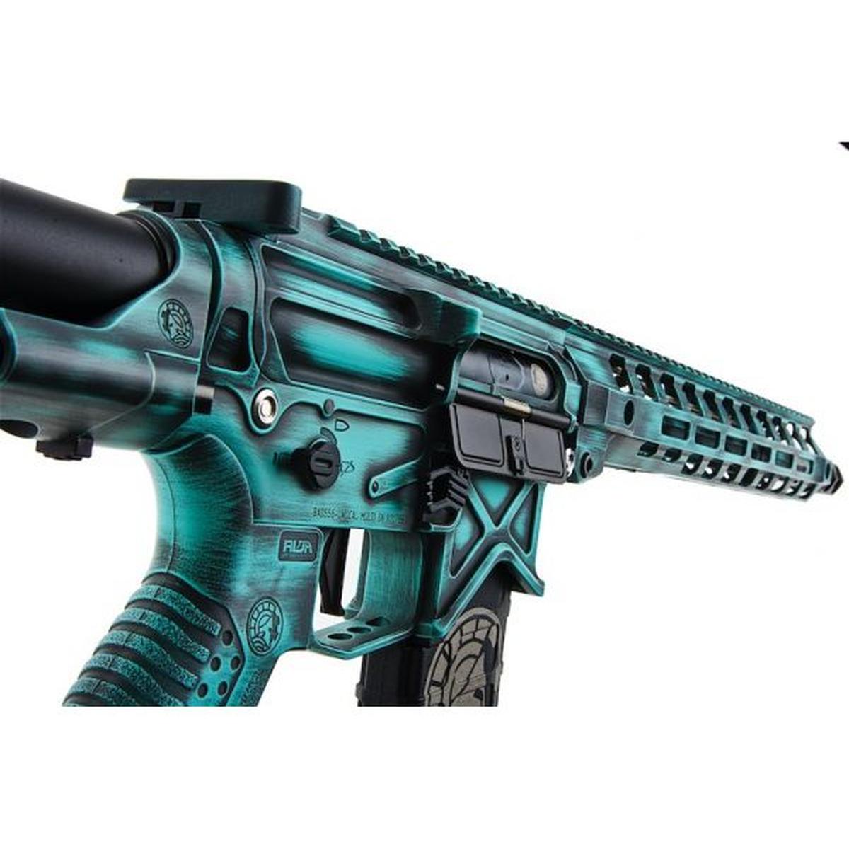 RWC バトル アームズ ディベロップメント 556-LW エアソフト AEG ライフル (UMI エディション) - セラコート ロビンの卵 ブルー バトルウォーン-AIRSOFT GOGO エアガン・サバゲー用品通販