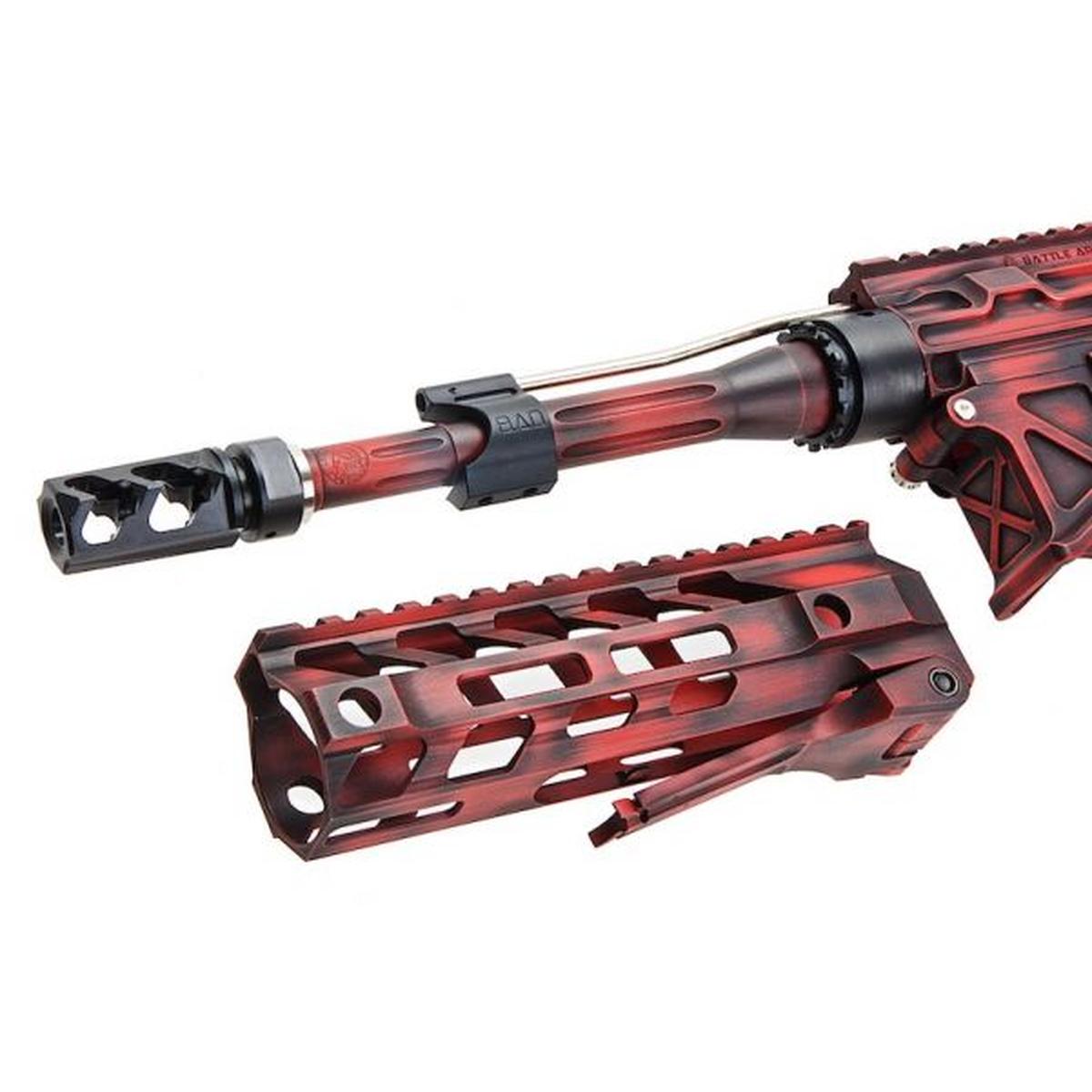 RWC バトル アームズ ディベロップメント SBR エアソフト AEG ライフル (リク エディション) - セラコート USMC レッド バトルウォーン-AIRSOFT GOGO エアガン・サバゲー用品通販