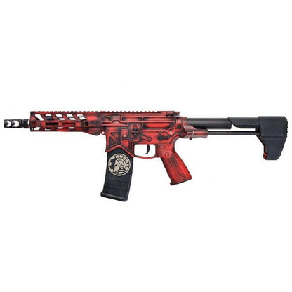 RWC バトル アームズ ディベロップメント SBR エアソフト AEG ライフル (リク エディション) - セラコート USMC レッド バトルウォーン-AIRSOFT GOGO エアガン・サバゲー用品通販